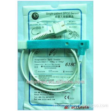 Neonate/adult Spo2 sensor compatible for Nellcor